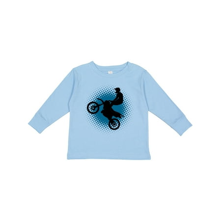 

Inktastic Motocross Rider Freestyle Sports Gift Toddler Boy Girl Long Sleeve T-Shirt