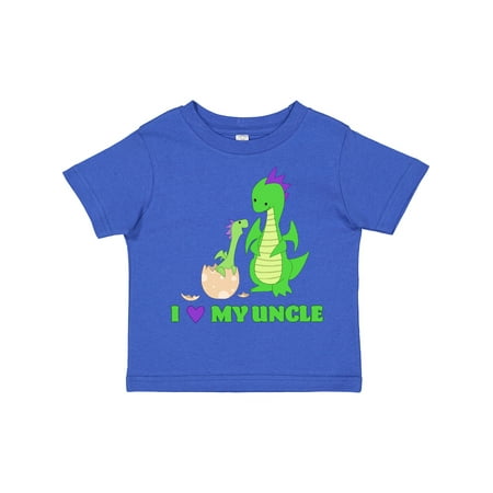

Inktastic I Love My Uncle Gift Toddler Boy or Toddler Girl T-Shirt