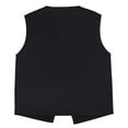 thumbnail image 3 of TOPTIE No-Button Child Vest Kid Volunteer Victorian Waistcoat Peasant Party Costume Vests-Black-M, 3 of 4
