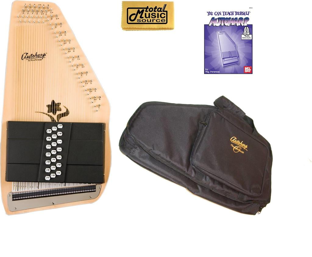 Oscar Schmidt 21 Chord Autoharp, Appalachian, Ideal Bluegrass, OS45C AC445PACK