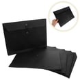thumbnail image 1 of BESTYASH 5Pcs Office Black Kraft Paper Envelopes A4 Size Document Organizer with String Closure, 1 of 8