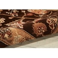 thumbnail image 4 of Nourison  Hand-tufted Oriental Bordered Wool Area Rug Brown 2'6" x 4'3" Contains Latex Silk,Wool Border,Oriental 0.51 - 0.75 inch Handmade 3' x 5', 4 of 4