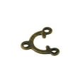 thumbnail image 4 of 100pcs Filigrane Triangle Connecteur Menuiserie Bijoux Connecteurs Filigrane Bijoux Résultats Vintage Bronze, 4 of 5