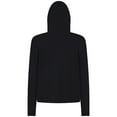 thumbnail image 3 of Women's Levelwear  Black Los Angeles Kings Sweet Monument Tri-Blend Cropped Pullover Hoodie, 3 of 3