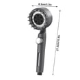 thumbnail image 3 of Fankiway Three Block Rub Purpose Pressurized Shower Shower Universal Powerful Pressurized Handheld Shower Nozzle Filter Shower Faucet Shower Head Home Cleaning Supplies Home Cleaning tools, 3 of 9
