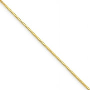 Primal Gold 10 Karat Yellow Gold 0.7mm Box Chain