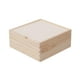 thumbnail image 3 of Caja de madera para bodas, caja de dulces, organizador, caja de joyería de recuerdo rústica, regalo 18x18x8cm, 3 of 9