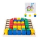 thumbnail image 5 of Bloques de madera rompecabezas acertijos, preescolar, juguete Montessori rompecabezas 3D para niños preescolares niñas de 4 a 8 años jardín de, 5 of 9