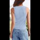 thumbnail image 5 of Camiseta Sin Mangas de Entrenamiento Informal de Verano para Mujer, con Cuello en V, Color Azul M, 5 of 10