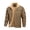 Khaki, variant on Xidunhg Men's Winter Trucker Jacket Sherpa Fleece Lined Thick Thermal Warm Work Cargo Coat with Multi Pockets Lapel Collar