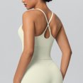 thumbnail image 4 of Fnooota Workout Tank Tops for Women, Scoop Neck Sleeveless Racerback Running Yoga Camisole White Size M, 4 of 4
