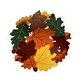 thumbnail image 2 of YOHAVEN Thanksgiving Placemats Maple Leaf Pumpkin Pads Fall Table Mats Heat Resistant Holiday Favors Autumn Harvest Decor, 2 of 6