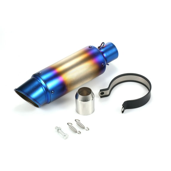 AREALER 38-51mm Universal Motorcycle Exhaust Pipe Tail Refit Exhaust Muffler Fit for Motorcycles ATV
