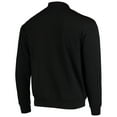 thumbnail image 3 of Men's Colosseum Black Washington Huskies Tortugas Logo Quarter-Zip Jacket, 3 of 3