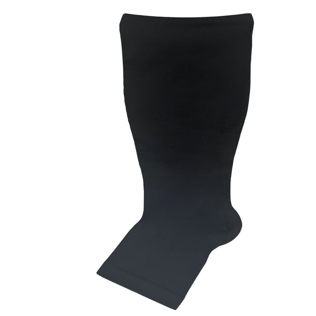 POINTERTECK Plus Size Compression Socks For Men And Women 15-20mmHg Extra-wide Calf And Knee Length Stockings To Support Blood Circulation