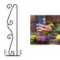thumbnail image 2 of Garden Flag Holder Flag Metal Wall Hanger Flagpole Banner Accessories Outdoors Courtyard Windproof American Flag Flagpole, 2 of 6