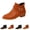 Black, variant on Womens Boots Chunky Mid Heel Round Toe Side Zip Ankle Lace Up Stylish with Breathable Upper and Comfortable Fit Footwear Cold Weather Outing,Black(42)