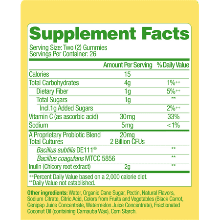 Culturelle Daily Probiotic Gummies for Women & Men, Berry Flavor, 52 Count