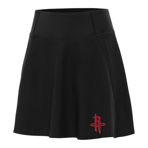 Women's Antigua Black Houston Rockets Chip Skort