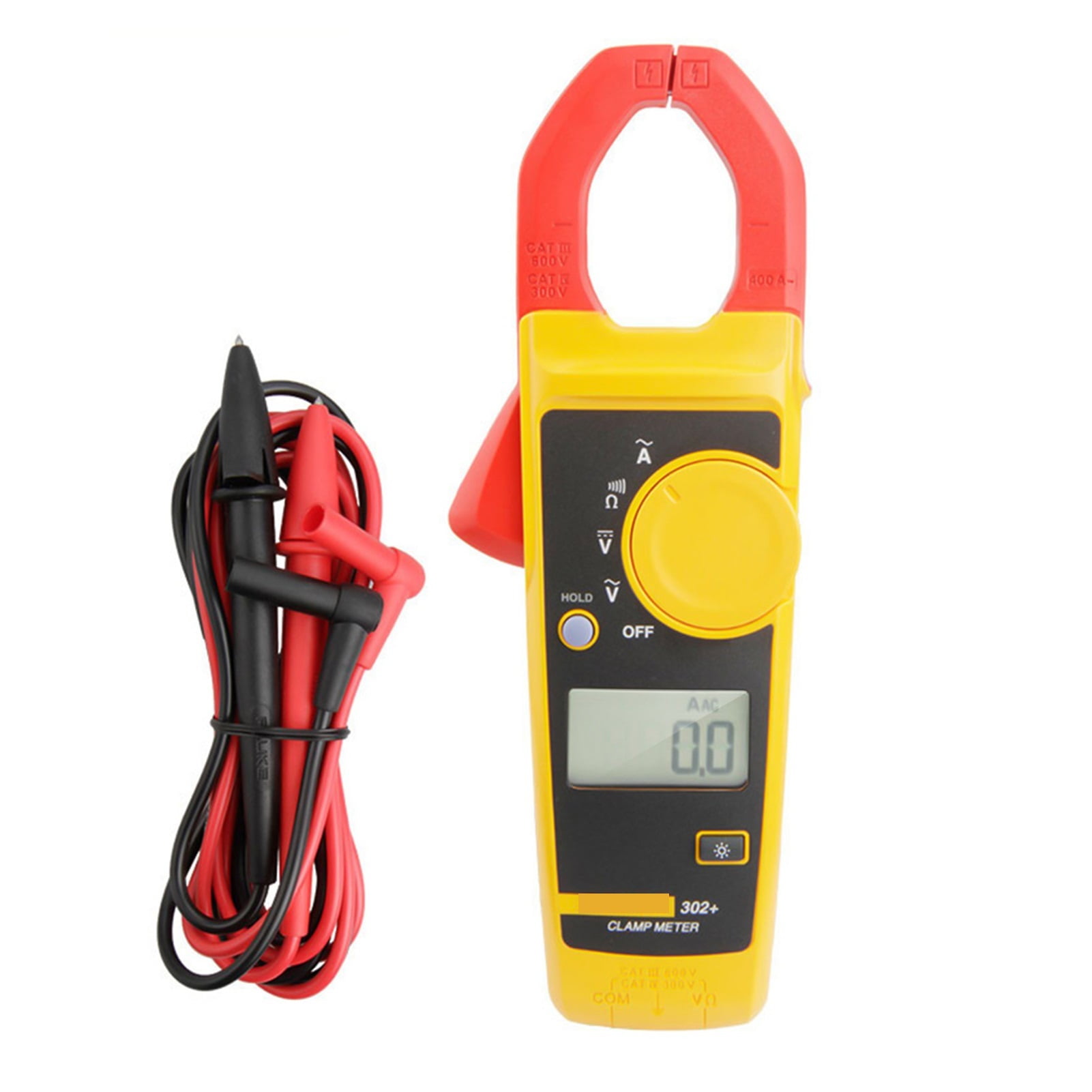 Handheld Clamp Meter LCD Display Digital Clamp Multimeter Clamp Type Universal Meter Ammeter AC/DC Voltage Meters Testers
