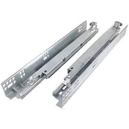 Blum 563H5330Bx2 Tandem Plus Blumotion 21" Drawer Runner Pair for Face Frame, Silver, Nickel Finish (Pack of 2)