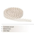 thumbnail image 3 of Unique Bargains Lace Ribbon 30 Yards 0.51 Inch Cotton Lace Trim for Craft,Gift Wrappers,Headbands,Beige Style 8, 3 of 5