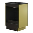 thumbnail image 4 of Modway Quantum 24" Bathroom Vanity in Black Gold, 4 of 10