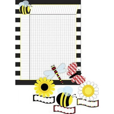 Barker Creek Buffalo Plaid Incentive Chart and Accent Set, Set of 37