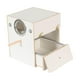 thumbnail image 2 of Caja de cría de periquitos con cajón, casa de apareamiento de loros de madera, jaula para pájaros 20x20x30 cm, 2 of 9