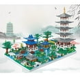 thumbnail image 7 of Hangzhou West Lake Architecture Building Sets, Kimiangel 5186PCS Mini Building Blocks Architecture Model Micro Blocks Toys Gifts for Kids Adults, Blossom Tree Building Set, 7 of 7