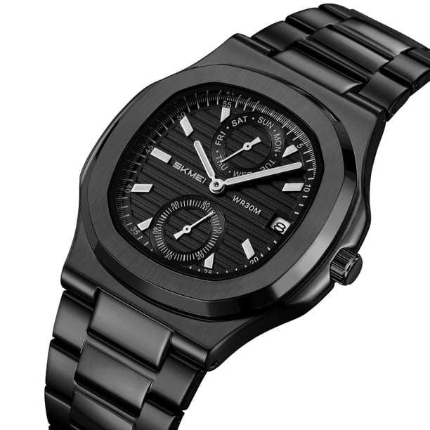 Reloj Digital Deportivo para Hombre, Resistente Al Agua y con Pantalla Luminosa, Ideal para Senderismo, Camping, Correr, Nadar y Otros Deportes.