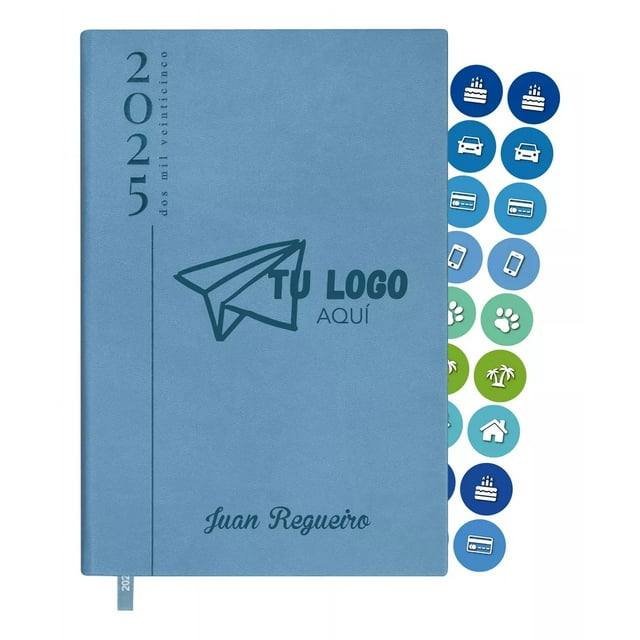 5 Agendas Diaria Personalizada Grabado Laser