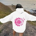 thumbnail image 4 of Uqiangy Breast Cancer Sweatshirt For Women Oversized Casual Loose Solid Sweatshirt For Women Women'S Sweatshirts Breast Cancer Sweatshirt Cute Hoodies Solid Color Hoodies White M, 4 of 5