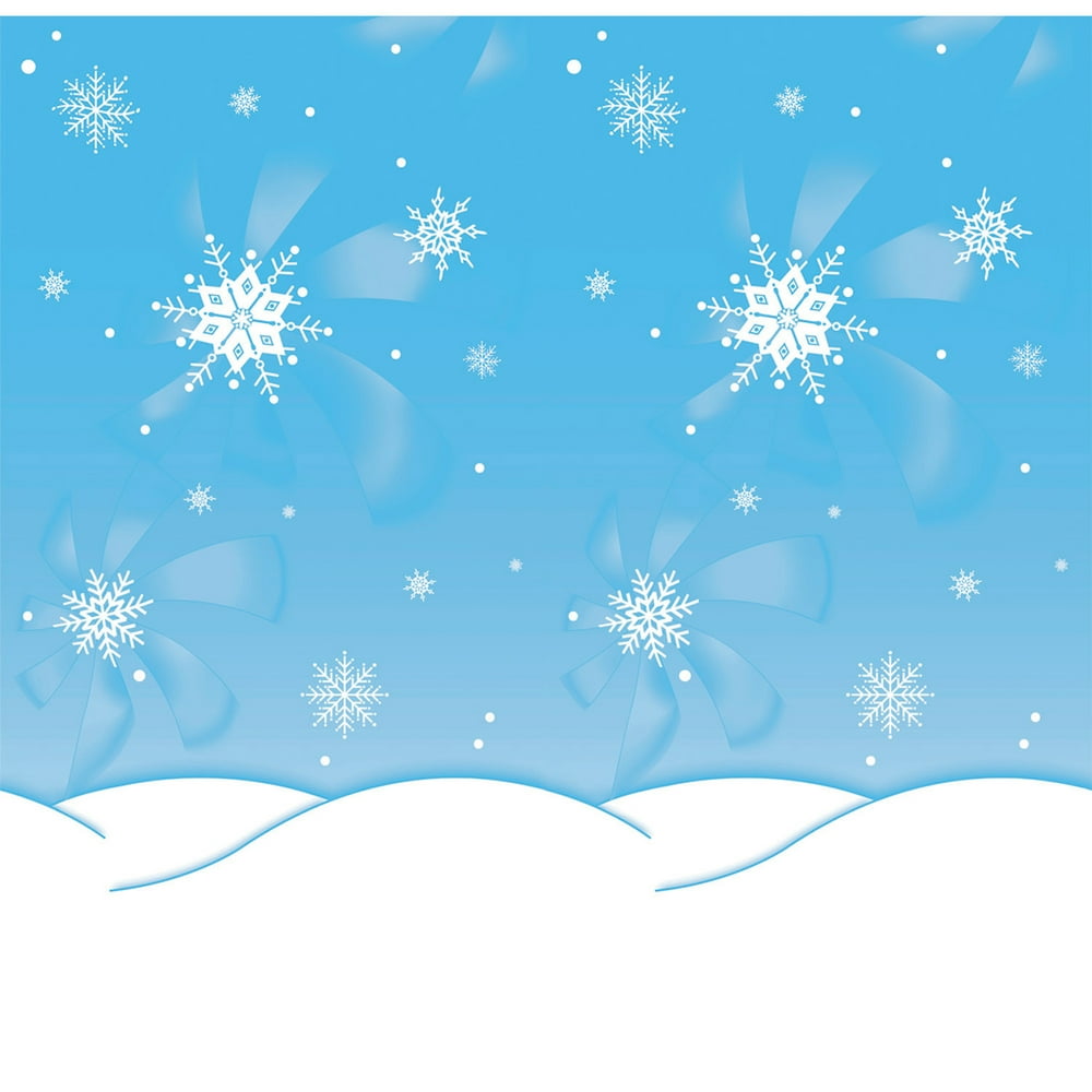 Fadeless Bulletin Board Art Paper, 48â x50' Roll, Winter Time Design