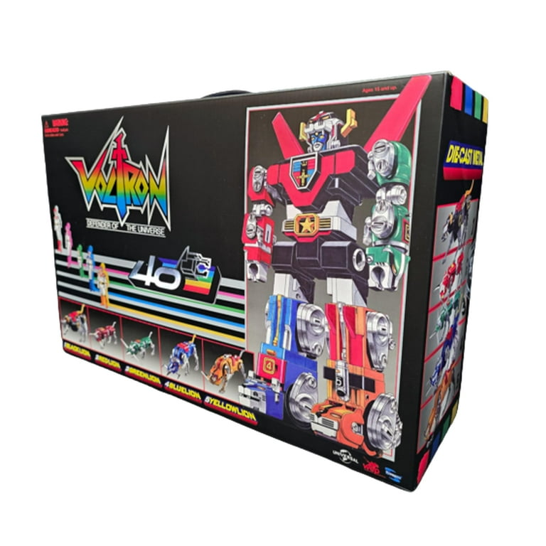 Playmates Voltron 40th Anniv. Gift Set with Light Up Sound Base