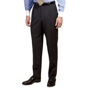 New 5664-2 Brooks Brothers Mens Dark Gray Striped Wool Pleated Dress Pants 33W x 31L