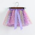 thumbnail image 5 of Efsteb Toddler Girls Layered Tutu Skirt Birthday Party Tulle Skirt Princess Sequin Dance Dress for 3-8 Years (Purple,3 Years), 5 of 5