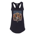 thumbnail image 2 of Wild Bobby, Chicago Fan | CHI Fantasy Football ,Sports, Ladies Racerback Tank Top, Black, Small, 2 of 4