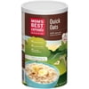 (12 pack) Mom's Best Quick Whole Grain Oats, Quick Rolled Oats, Hearty 16 oz Tube