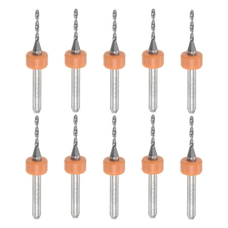 

Uxcell 1/8 Shank 1.45mm Tungsten Carbide CNC Engraving Micro PCB Drill Bits Set 10 Pack