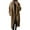 Brown, variant on Trench Coat Winter Coats for Women Women's Winter Double Wool Coat Long Sleeve Notch Lapel Long Trench Coat