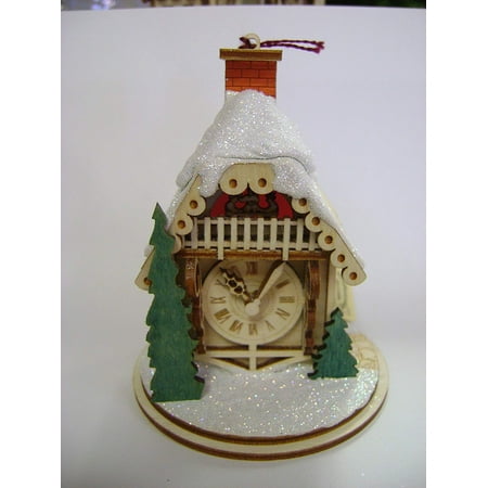 The Cottage Collection - Alpine Time Clock Shoppe GC125, The Ginger Cottages Alpine TIme Clock Shoppe is part of the Ginger Cottages Collection By Ginger Cottages ()