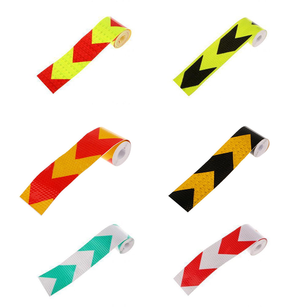 9 Color Car Reflective Safety Warning Conspicuity Tape Film Sticker Multicolor 