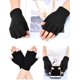 thumbnail image 5 of 2 pares de guantes unisex sin dedos de invierno Guantes cálidos de medio dedo para clima frío LIUYMXG, 5 of 5