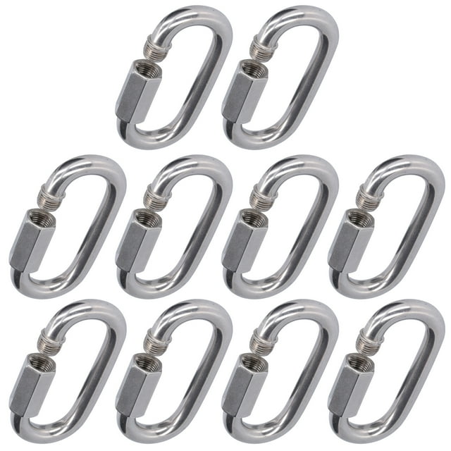 Quick 10Pcs Quick Link Connector Strong Durable Easy Install Small Size Chain Connector