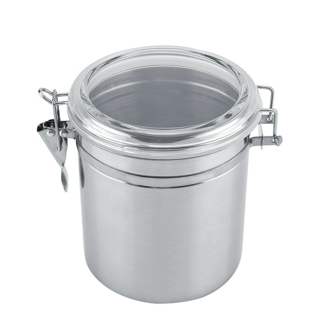 Garosa Vacuum Sealed Coffee Container, Stainless Steel Coffee Container Vacuum Sealed Storage Ja