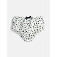 thumbnail image 3 of Wonder Nation Baby Girls Puff Sleeve Cotton Dress with Bloomers, 2 Piece, Sizes 0/3M-24M, 3 of 3