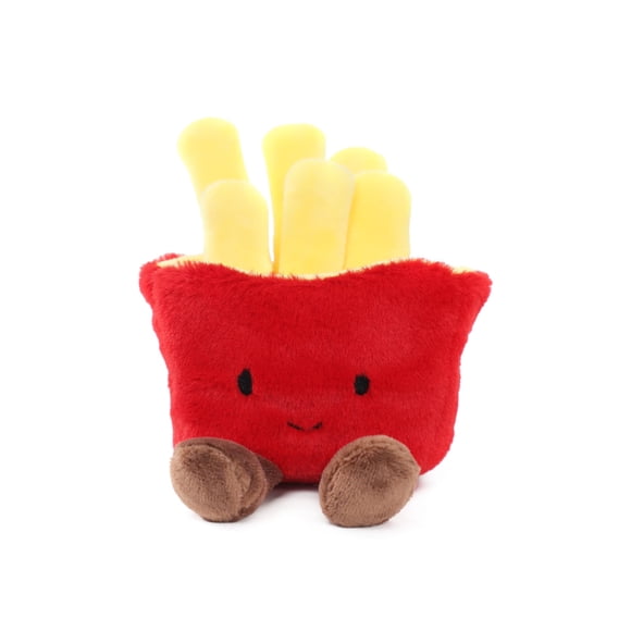 Peluche de peluche con forma de animales de peluche RECUR French Fries, 15 cm