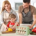 thumbnail image 3 of Stackable Egg Storage Container, Fridge Side-Door Organizer Rack, 3 of 6
