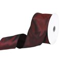 thumbnail image 3 of Two-Toned Grosgrain Wired Ribbon, 2-1/2-inch, 25-yard, Burgundy, 3 of 3